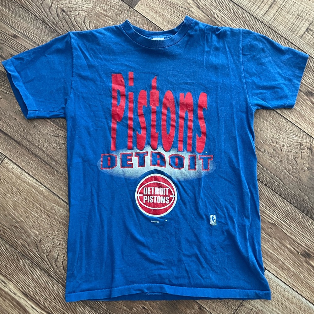 Detroit Pistons NBA Vintage Short Sleeve Tee